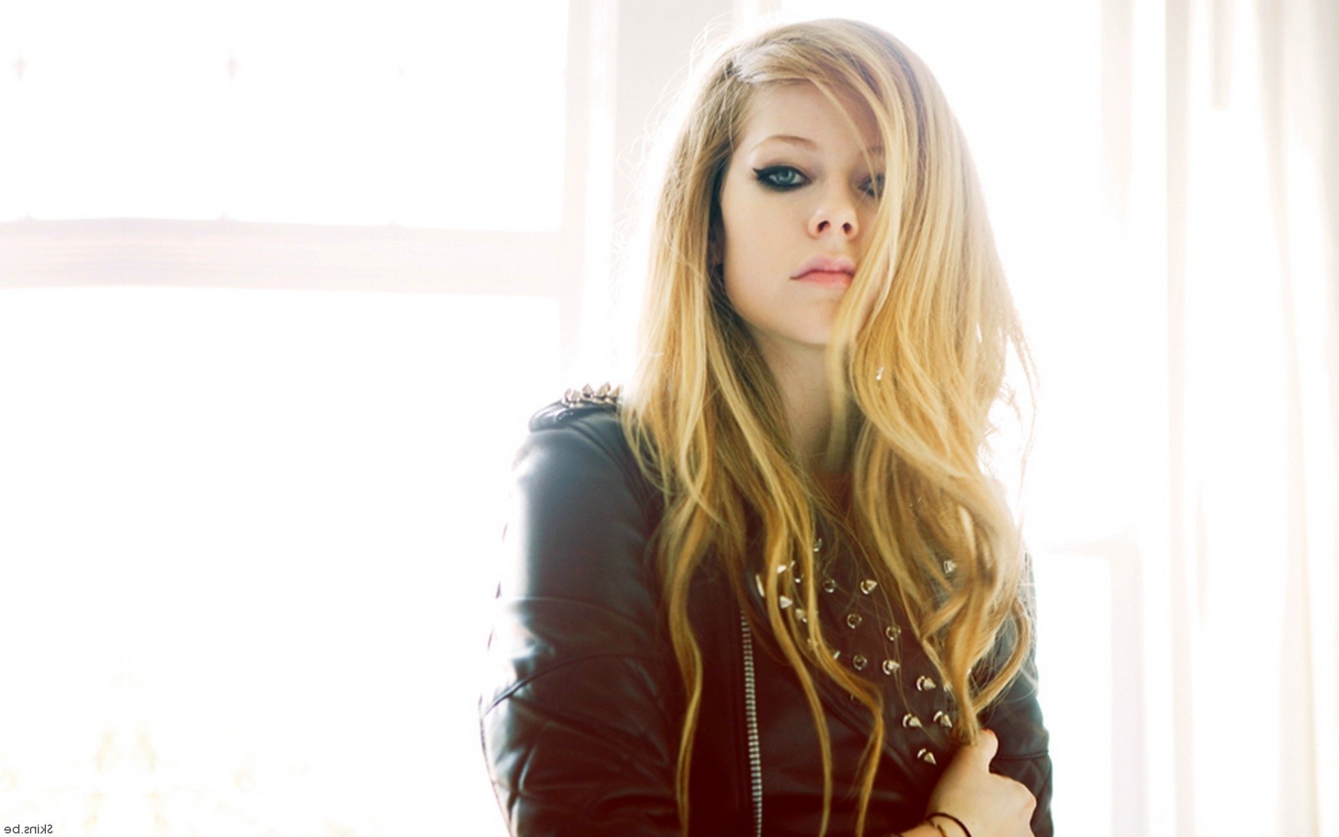 blonde, Blue Eyes, Avril Lavigne, Women Wallpaper