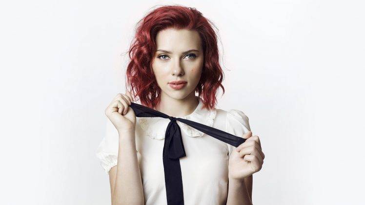 celebrity, Scarlett Johansson, Blue Eyes, Redhead, Women, Actress, Model HD Wallpaper Desktop Background