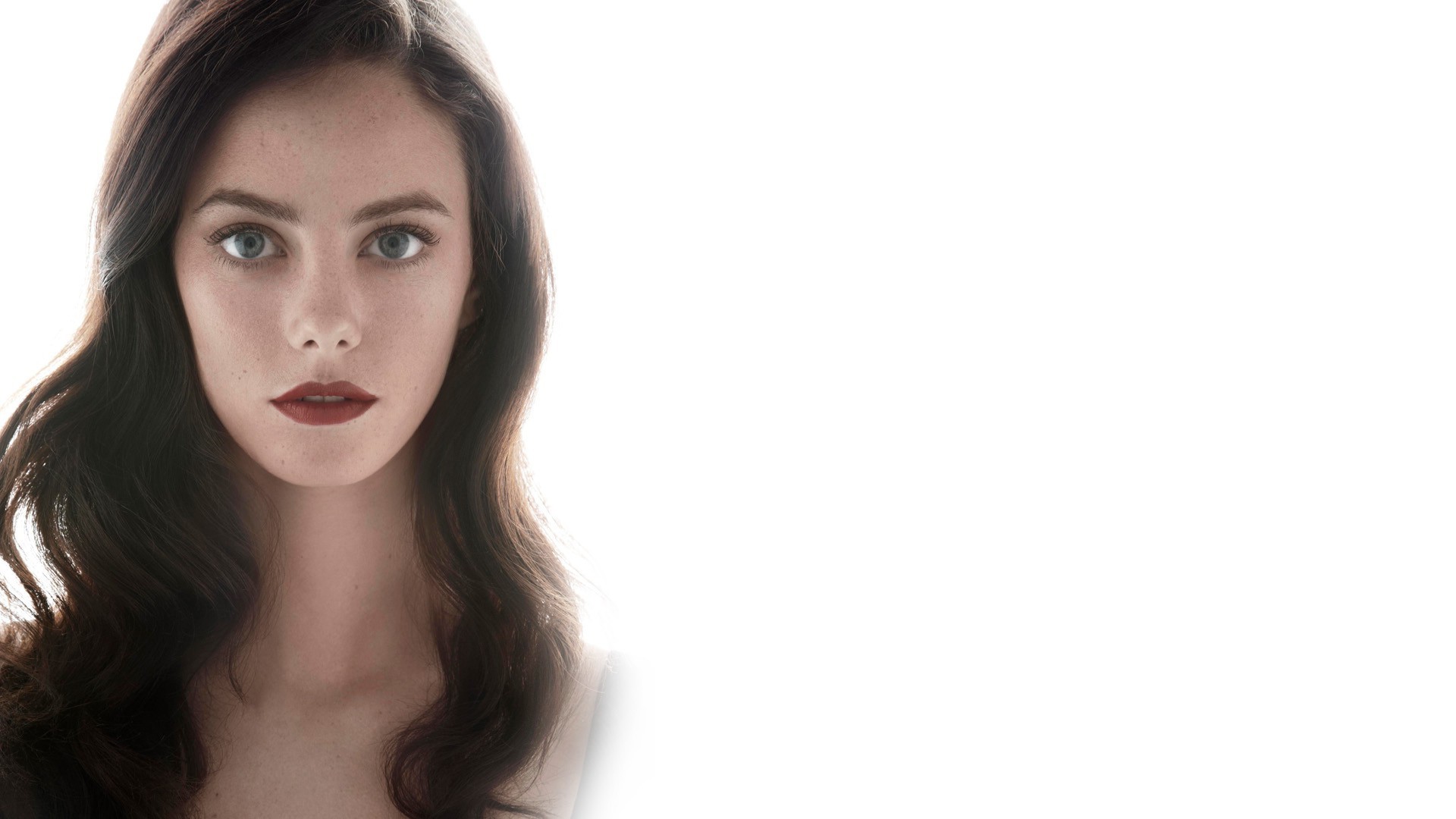 brunette, Blue Eyes, Kaya Scodelario Wallpaper