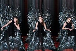 Game Of Thrones, Sansa Stark, Sophie Turner, Iron Throne