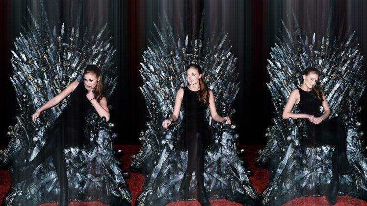 Game Of Thrones Sansa Stark Sophie Turner Iron Throne