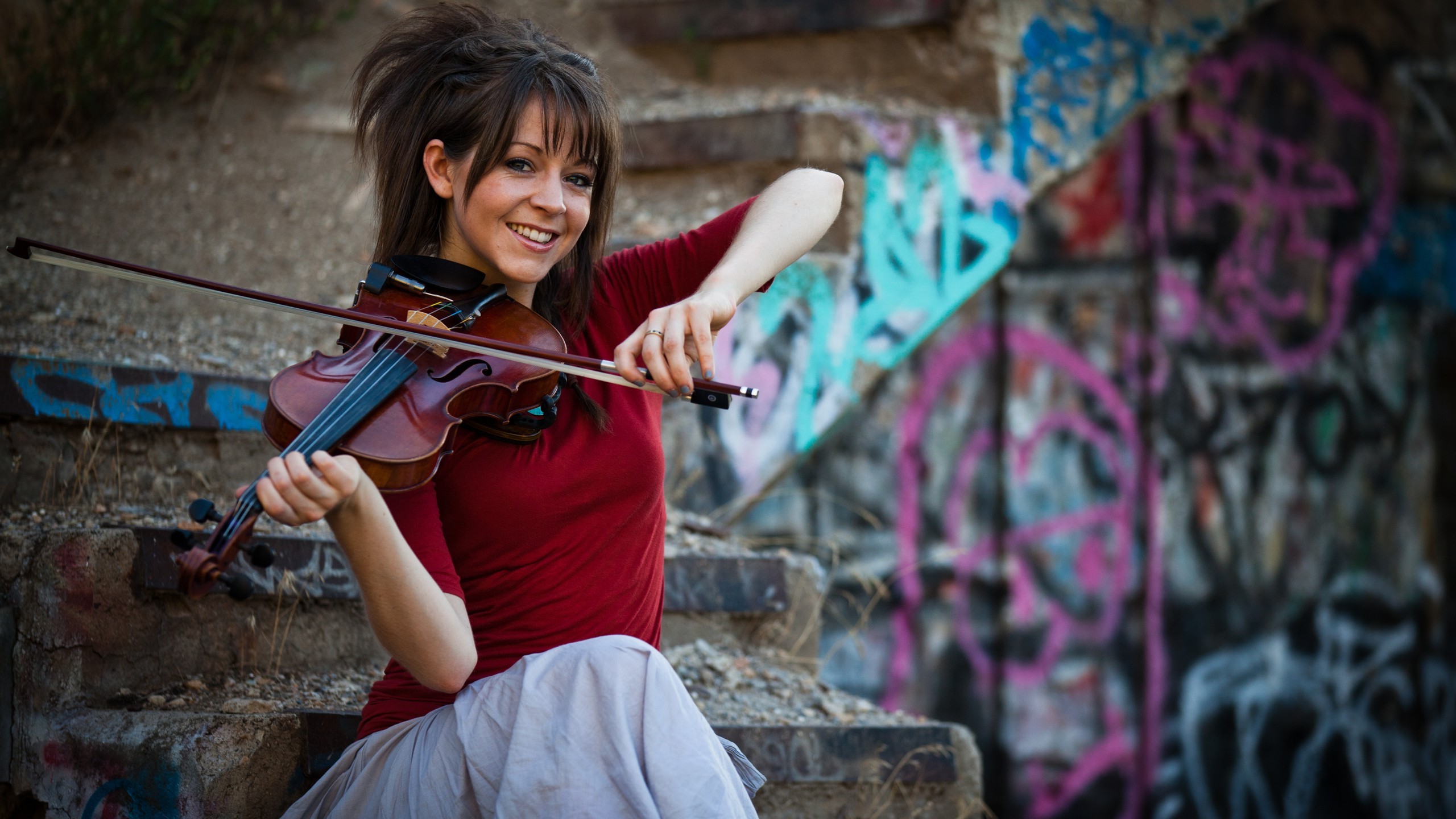 Lindsey Stirling, Women, Violin Wallpaper