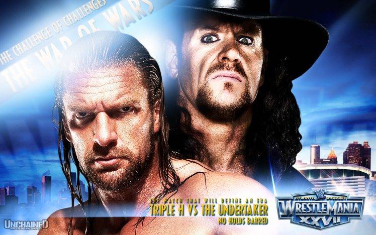 WWE, Triple H, The Undertaker HD Wallpaper Desktop Background