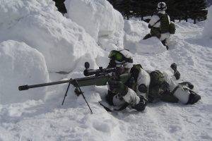 SV 98, Sniper Rifle, Soldier, Gun, Weapon, Snow