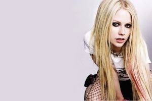 Avril Lavigne, Singer, Blonde, Stockings