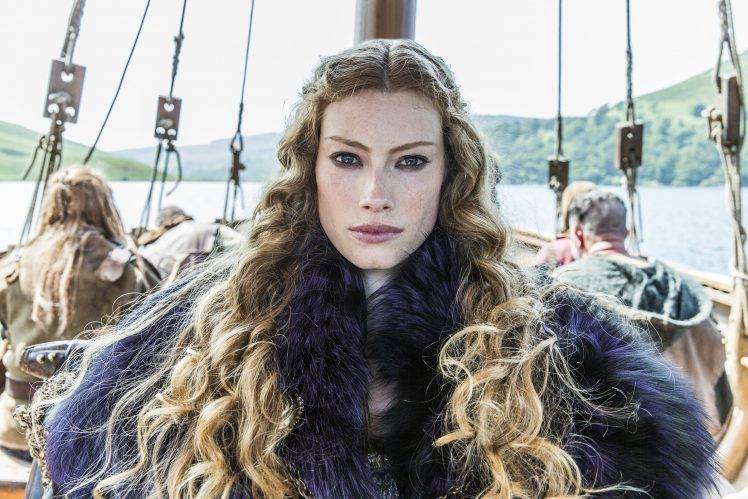 Alyssa Sutherland, Aslaug, Vikings (TV Series), Women HD Wallpaper Desktop Background