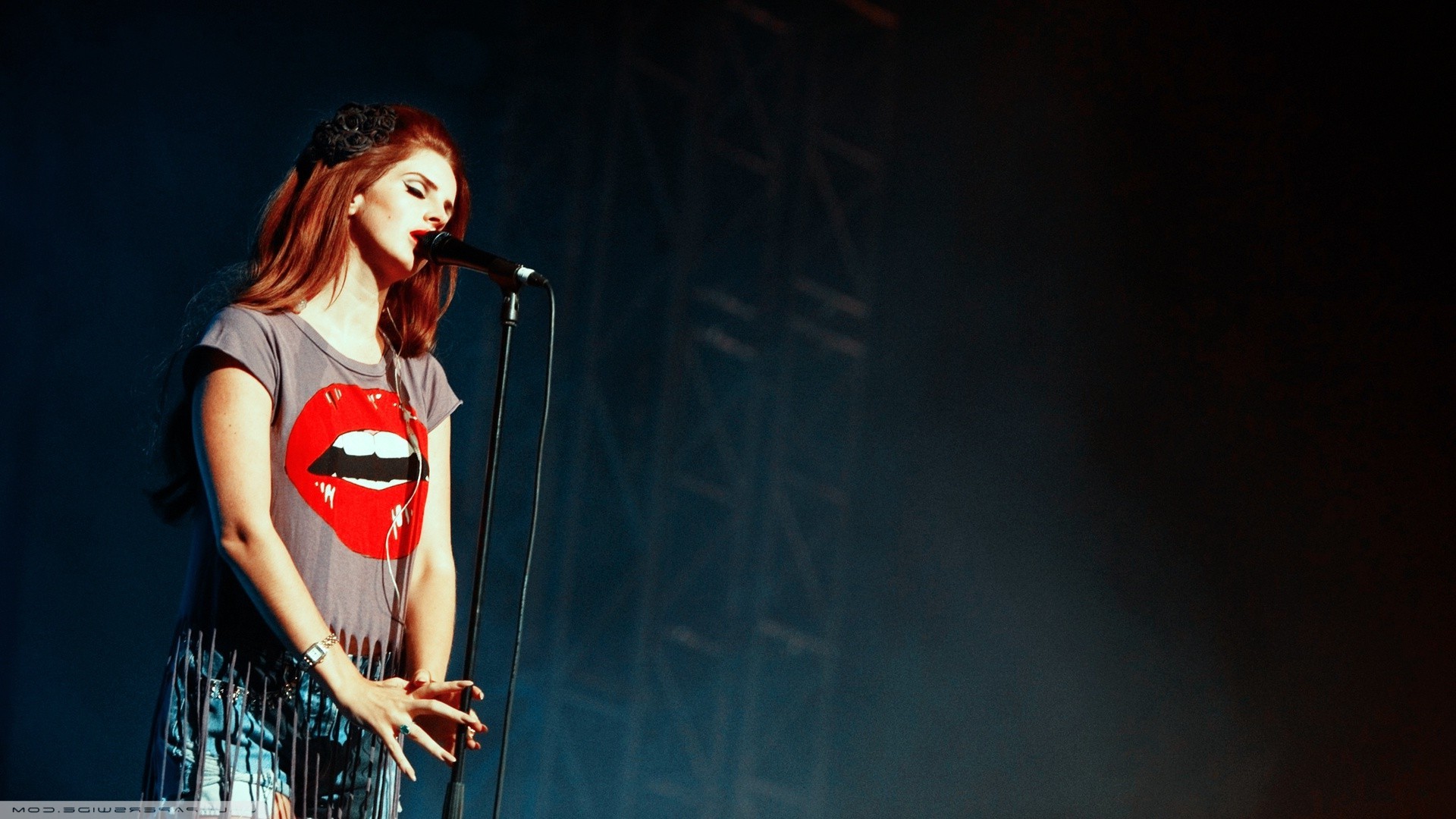 women, Lana Del Rey, Redhead, Singer Wallpaper
