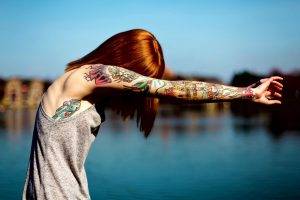 tattoo, Women, Redhead
