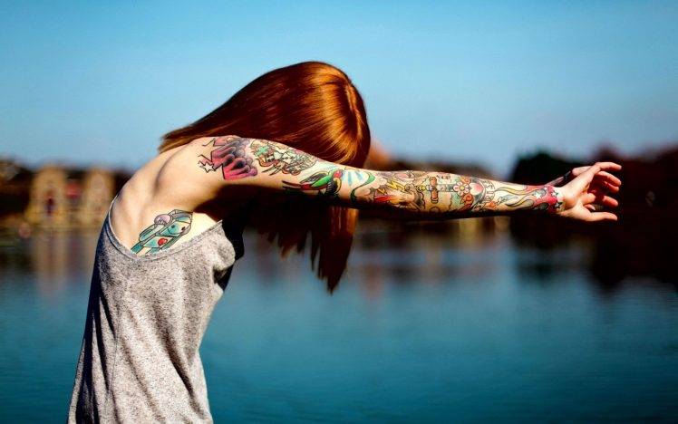 tattoo, Women, Redhead HD Wallpaper Desktop Background