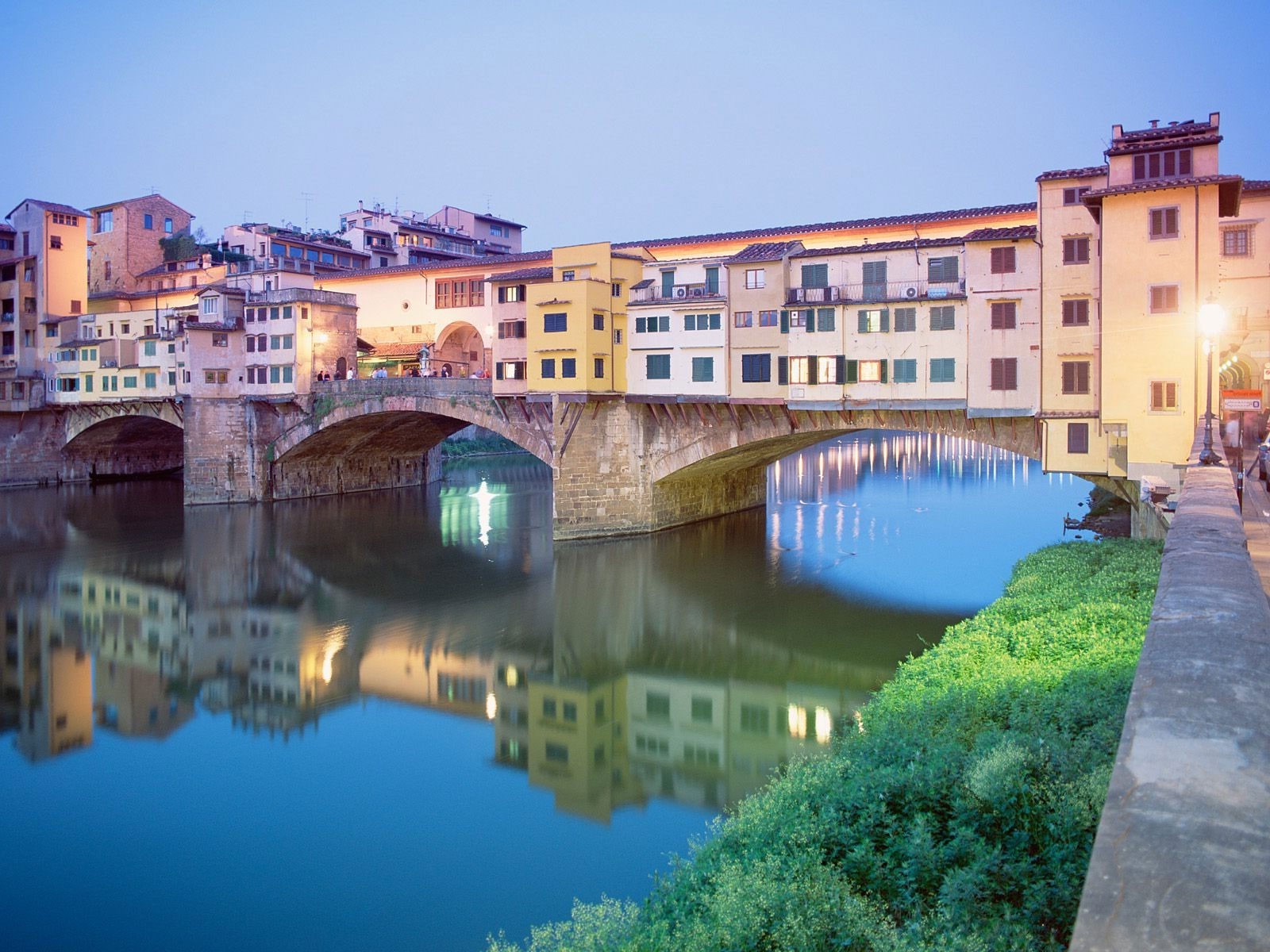 river, Bridge Wallpaper