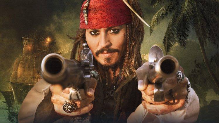 Jack Sparrow, Pirates Of The Caribbean, Johnny Depp, Pirates HD Wallpaper Desktop Background