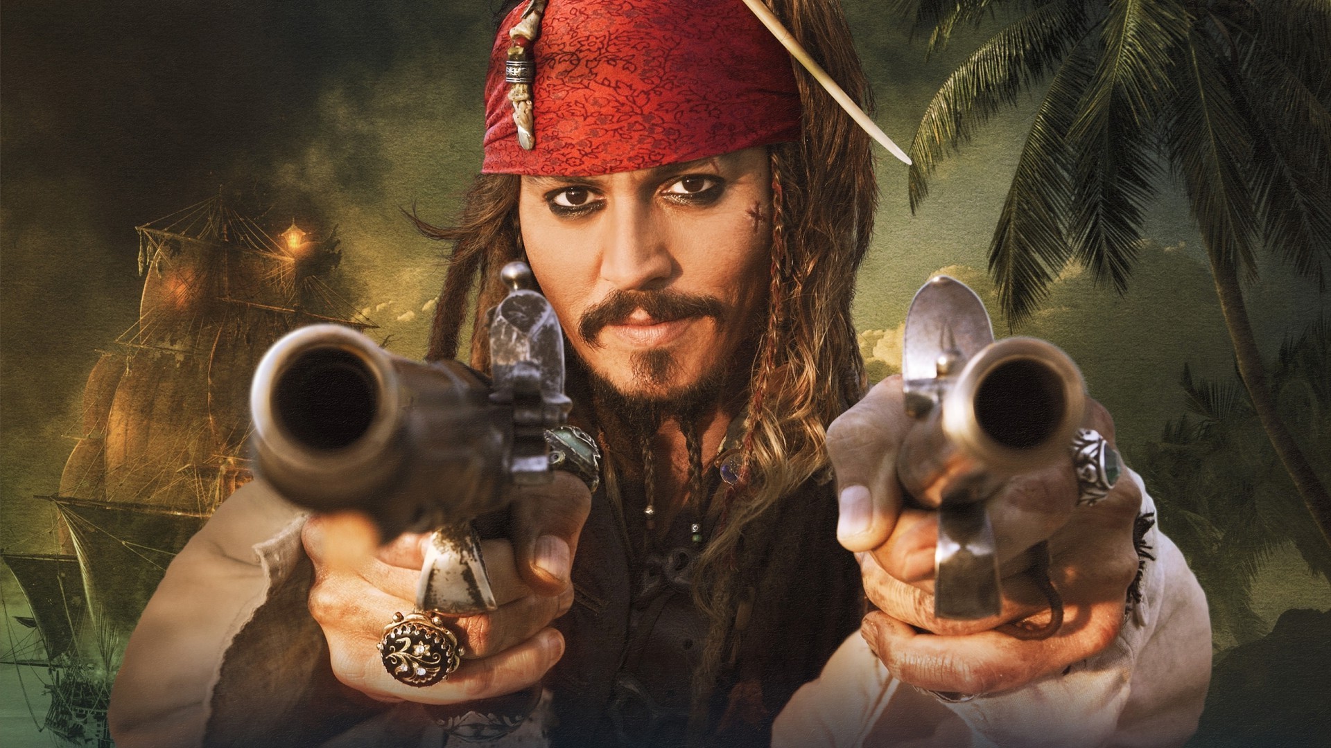 Jack Sparrow, Pirates Of The Caribbean, Johnny Depp, Pirates Wallpaper