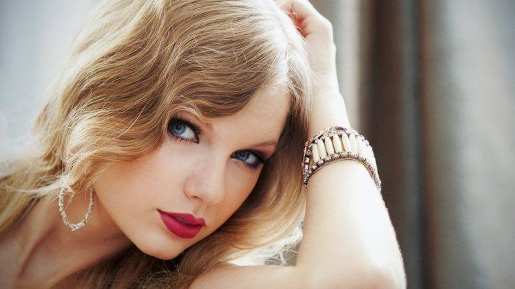 Taylor Swift, Blonde, Women, Face, Blue Eyes HD Wallpaper Desktop Background