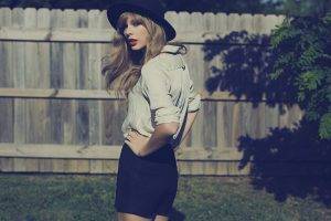 Taylor Swift, Celebrity, Blonde, Hat