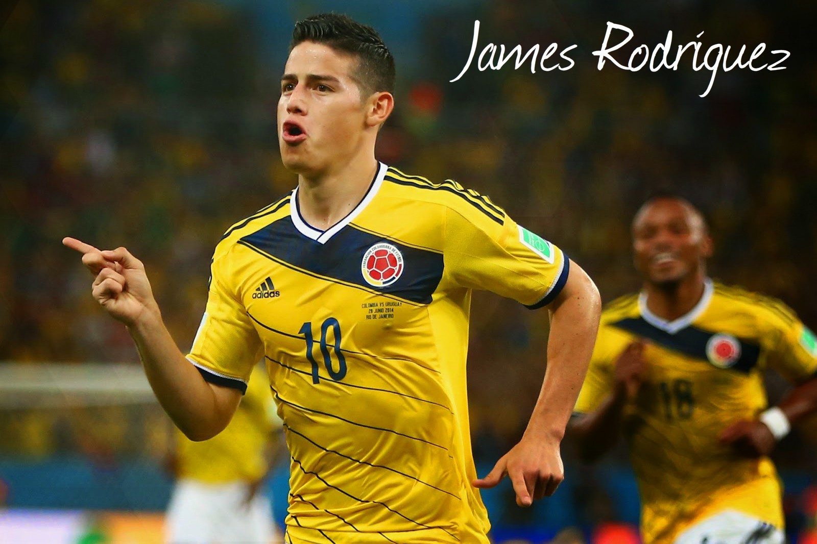 colombia, James Rodriguez, Soccer, Men Wallpaper
