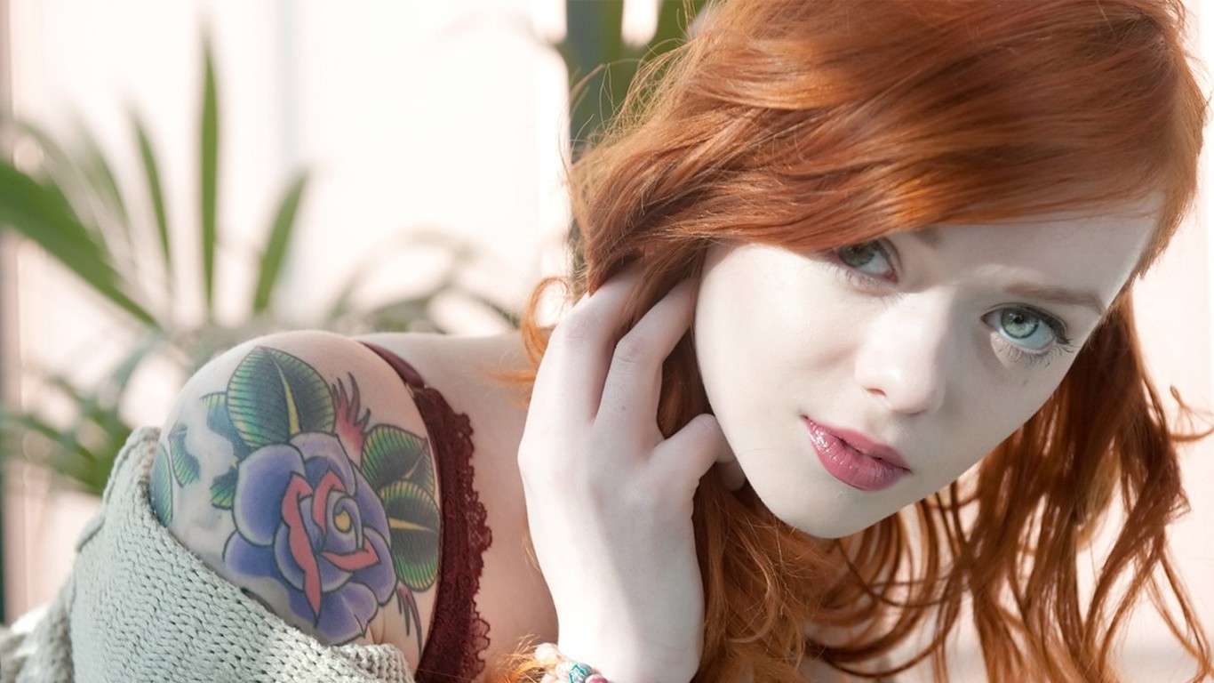 redhead, Women, Tattoo Wallpapers HD / Desktop and Mobile Backgrounds
