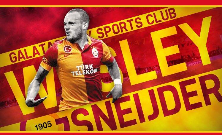 Wesley Sneijder, Galatasaray S.K. HD Wallpaper Desktop Background