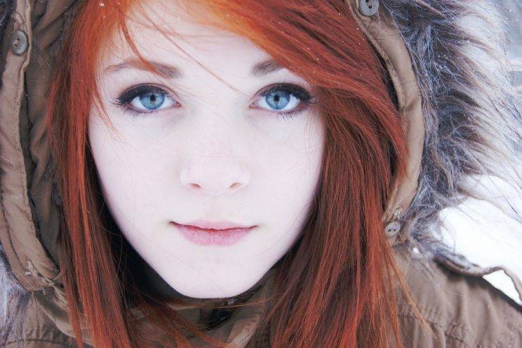 redhead, Women Outdoors HD Wallpaper Desktop Background