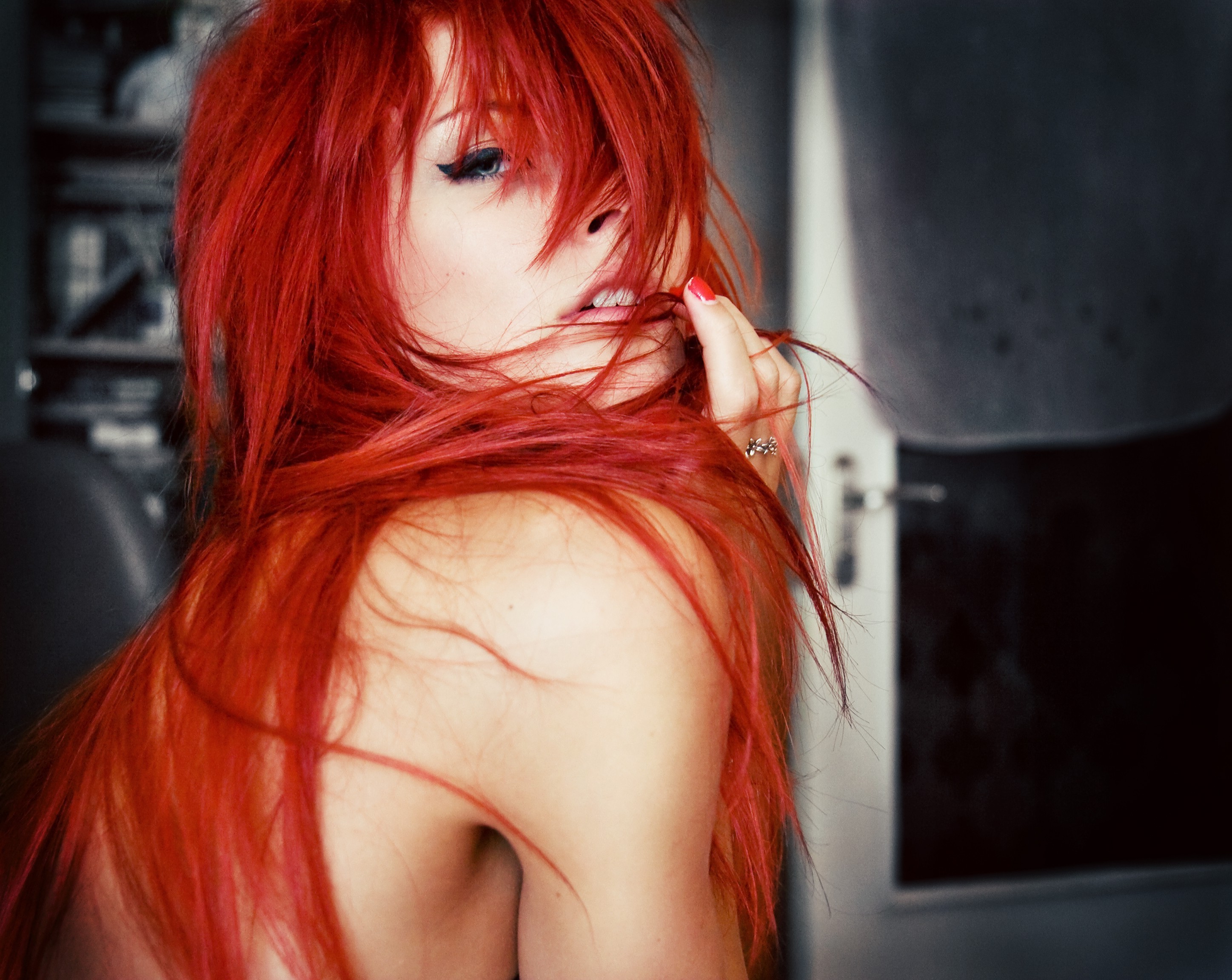 redhead, Women Wallpaper