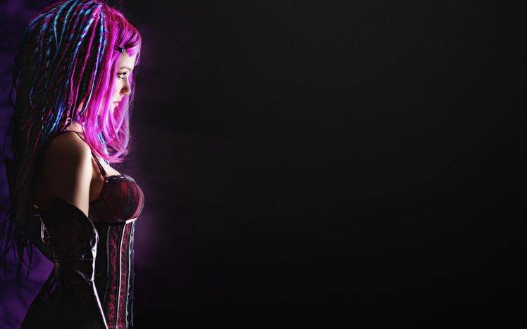 pink Hair HD Wallpaper Desktop Background