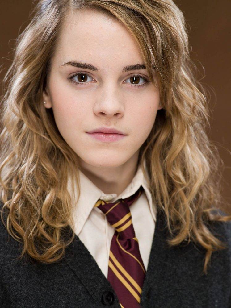 Emma Watson Women Blonde Brown Eyes Harry Potter