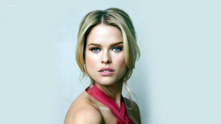 Alice Eve, Blonde, Face, Simple Background Wallpapers HD / Desktop and ...