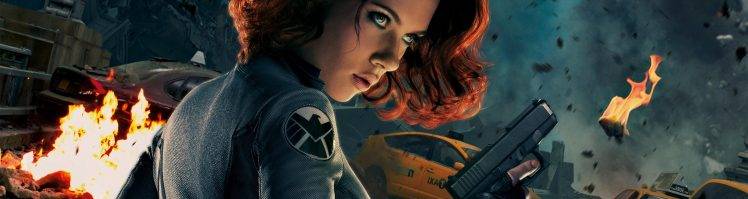 The Avengers, Scarlett Johansson, Black Widow, Superheroines HD Wallpaper Desktop Background