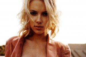 women, Scarlett Johansson, Blonde
