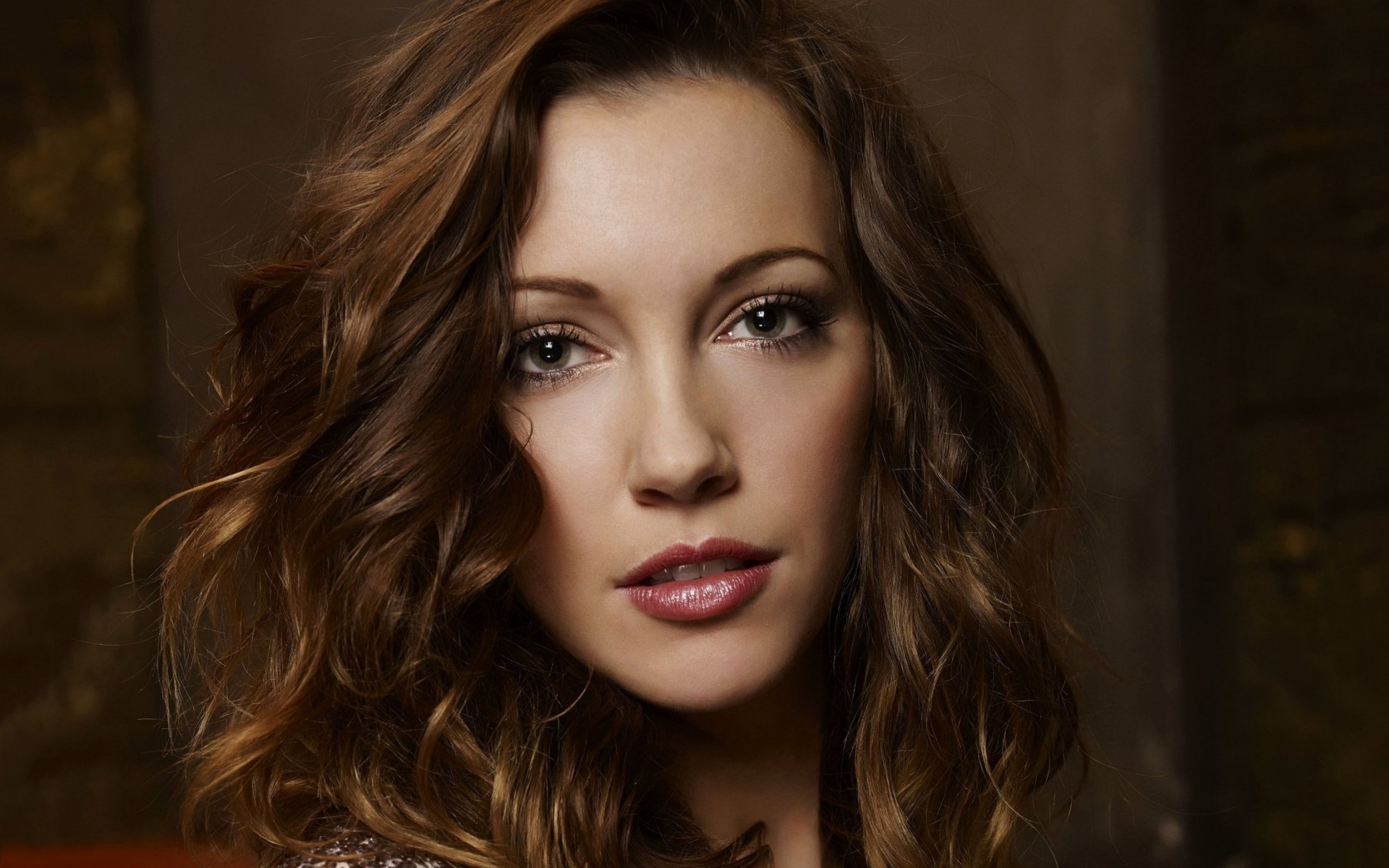 Katie Cassidy, Women, Brunette, Face Wallpaper