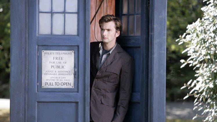 Doctor Who, The Doctor, David Tennant, Tenth Doctor, TARDIS HD Wallpaper Desktop Background