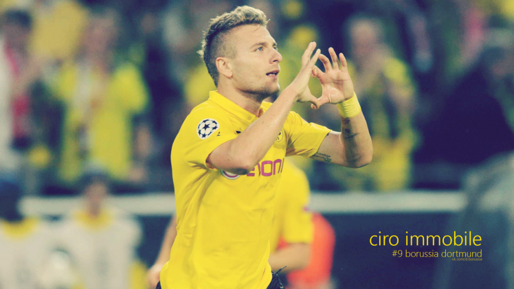 Borussia Dortmund, BVB, Ciro Immobile HD Wallpaper Desktop Background