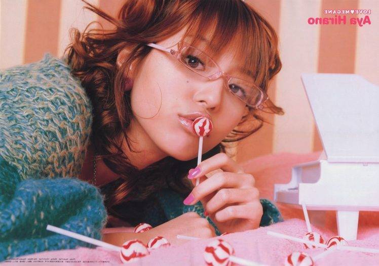 Aya Hirano, Women, Glasses HD Wallpaper Desktop Background