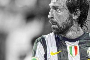 Pirlo, Italy, Pirlo, Juventus, Soccer, Selective Coloring