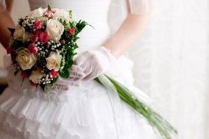 wedding Dress, Bouquets