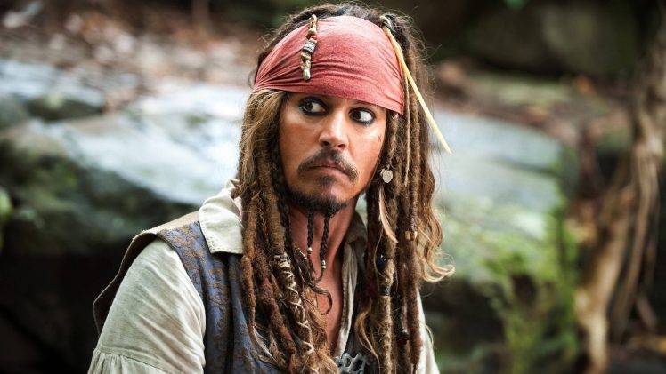 movies, Jack Sparrow, Pirates Of The Caribbean, Johnny Depp, Dreadlocks HD Wallpaper Desktop Background
