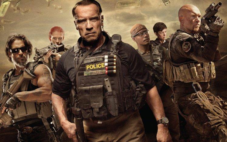 Arnold Schwarzenegger, Movies, Sabotage HD Wallpaper Desktop Background