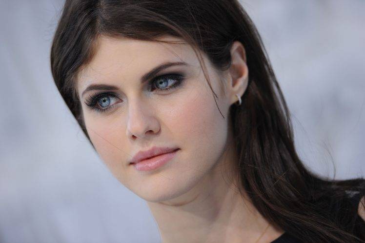 Alexandra Daddario, Blue Eyes, Brunette, Women HD Wallpaper Desktop Background