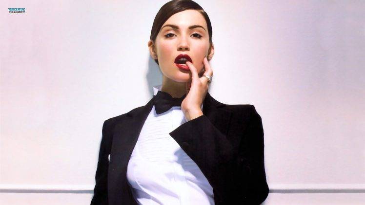 Gemma Arterton, Finger In Mouth, Women HD Wallpaper Desktop Background