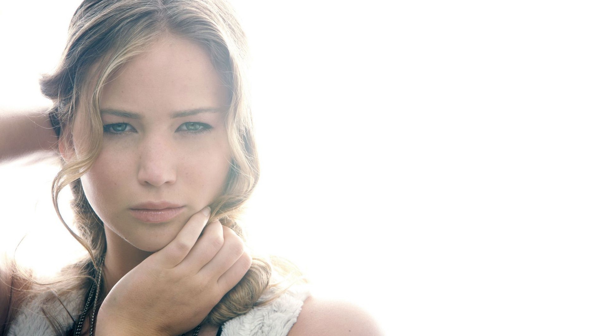 Jennifer Lawrence, Face Wallpaper