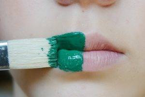 lips, Women, Model, Face Paint