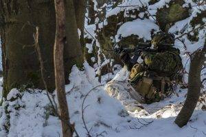 soldier, Canadian Army, Snow, Winter