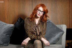 Christina Hendricks, Redhead, Women With Glasses