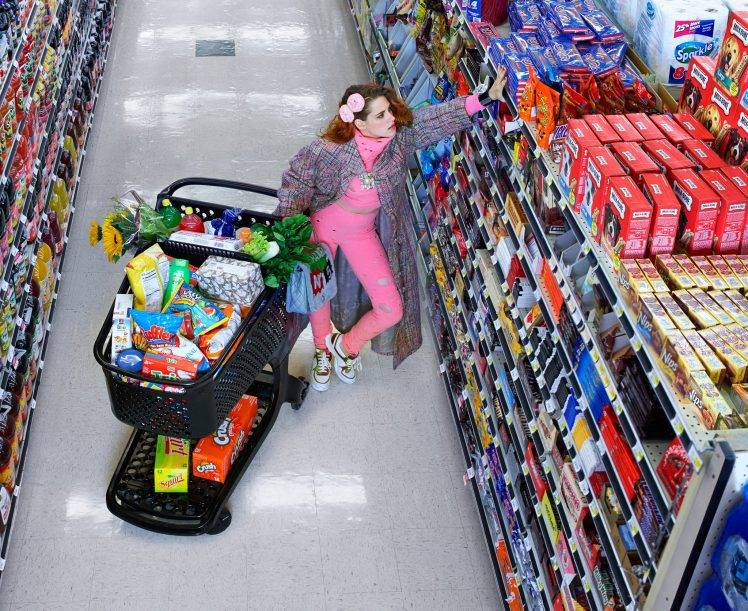 Kristen Stewart, Supermarket, Food, Shopping, Shopping Cart Wallpapers HD /  Desktop and Mobile Backgrounds