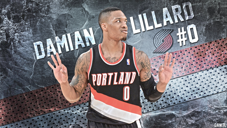 NBA, Portland, Trail Blazers, Portland Trail Blazers, Damian Lillard, Basketball HD Wallpaper Desktop Background