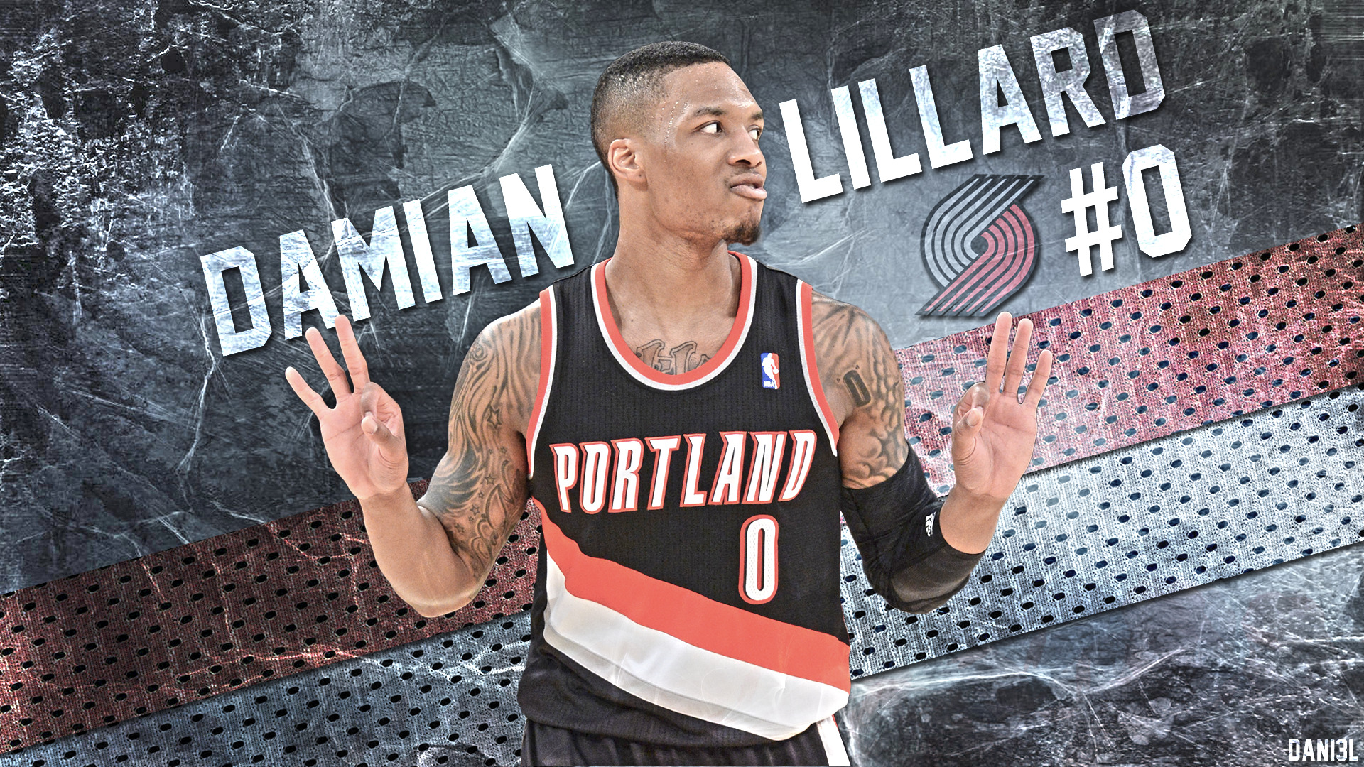 NBA, Portland, Trail Blazers, Portland Trail Blazers, Damian Lillard, Basketball Wallpaper