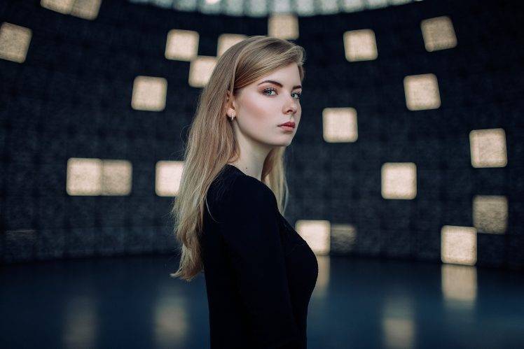 blonde, Irina Popova, Model HD Wallpaper Desktop Background