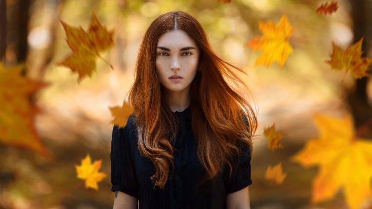 redhead, Freckles, Fall Wallpapers HD / Desktop and Mobile Backgrounds