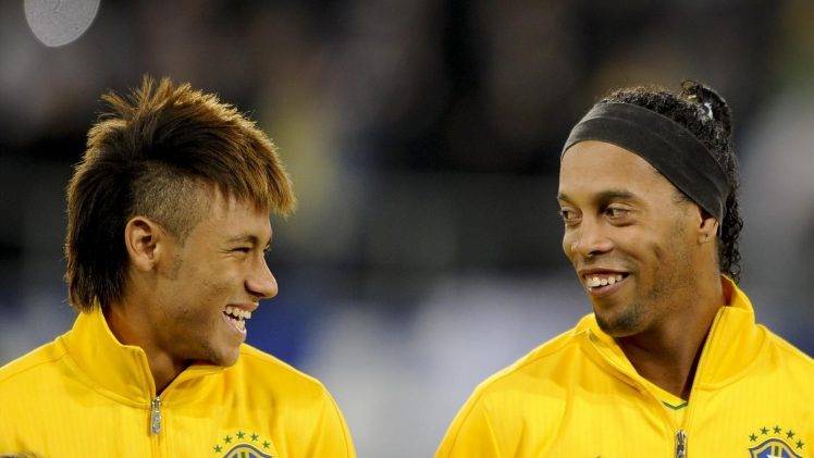 footballers, Ronaldinho, Neymar, Soccer, Brasil HD Wallpaper Desktop Background
