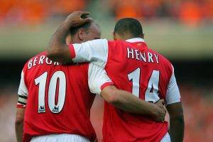 footballers, Dennis Bergkamp, Thierry Henry, Soccer, Arsenal