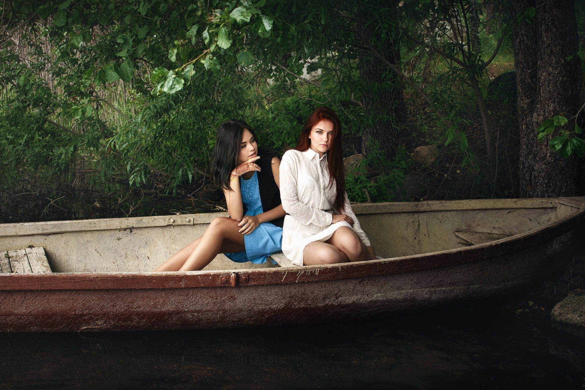 women Outdoors, Women, Model, Boat Wallpaper